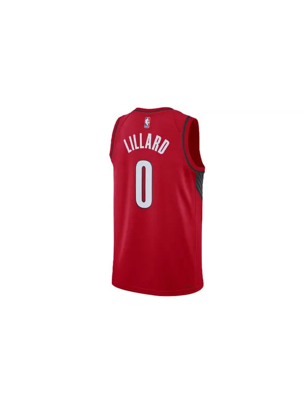 Майка Men's Air Jordan NBA Sports Basketball SW Fan Edition 20 Season Portland Trail Blazers — изображение 2 из 2, красный