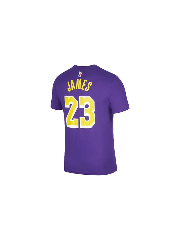 Футболка Air Jordan NBA Statement Edition Los Angeles Lakers LeBron James No. 23 Basketball Sports — изображение 2 из 4