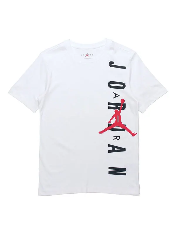 Футболка с логотипом flying man с коротким рукавом Air Jordan — изображение 1 из 2, белый