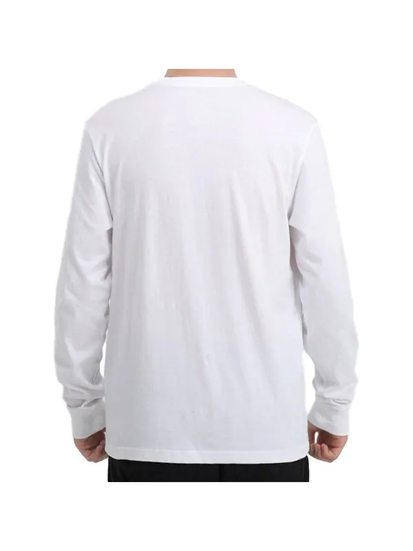 Футболка sportswear causual sports long sleeve male white Nike — изображение 4 из 4, белый