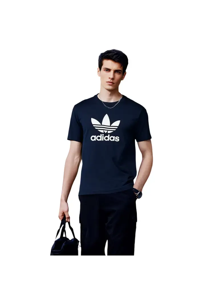 Футболка Adidas Originals Trefoil — изображение 4 из 5, черный