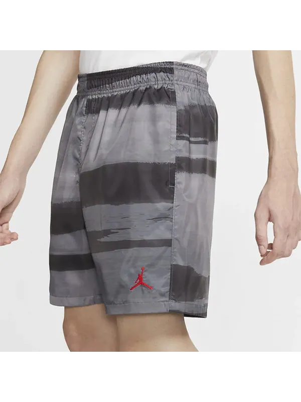 Шорты леггинсы повседневные спортивные дышащие шорты с принтом Air Jordan — изображение 4 из 4, серый