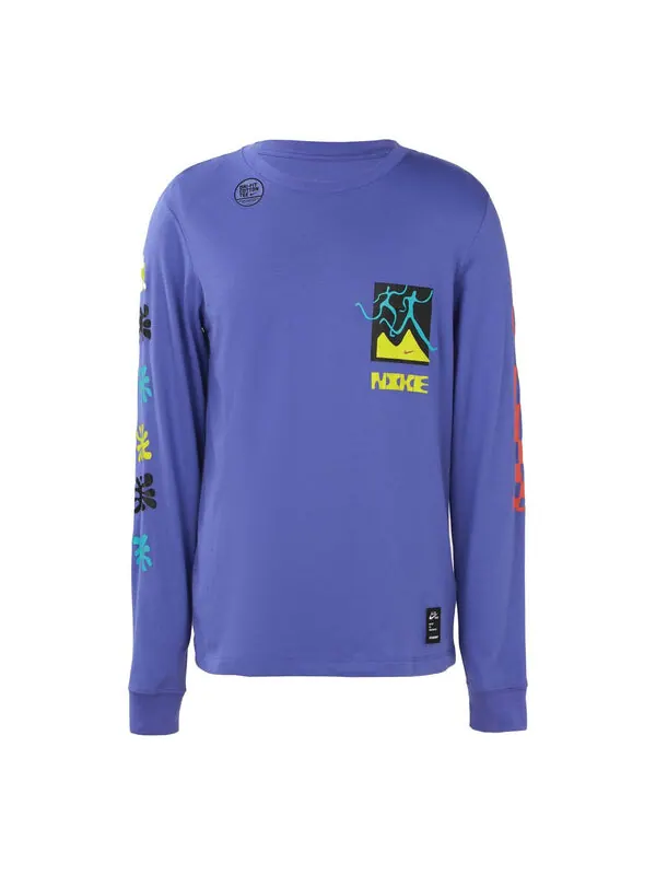 Футболка как u nk dry tee ls air rush фиолетовый фиолетовый Nike — изображение 1 из 2