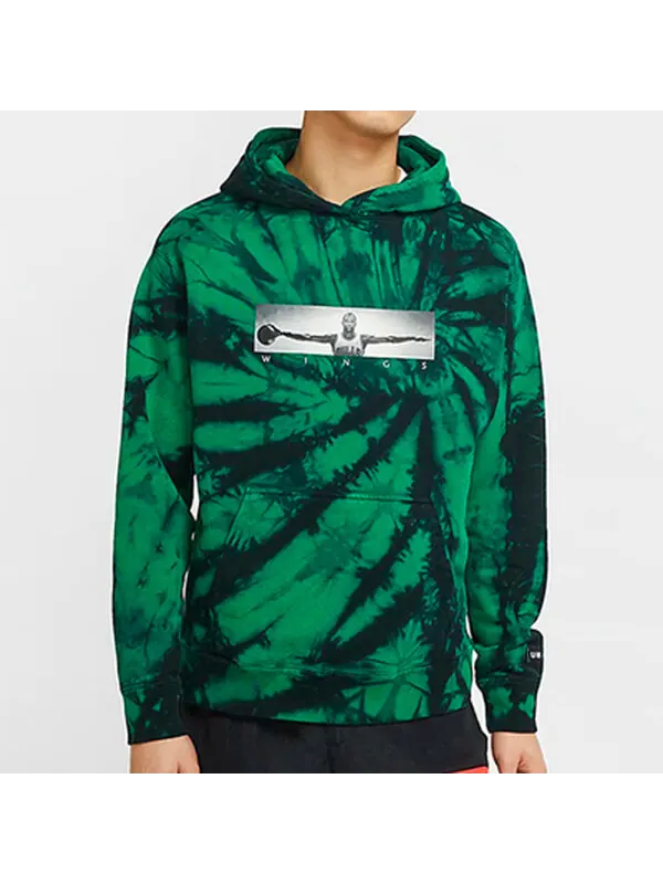 Толстовка Air Jordan x All-star Weekend Artist MENS Print Green — изображение 3 из 4, зеленый