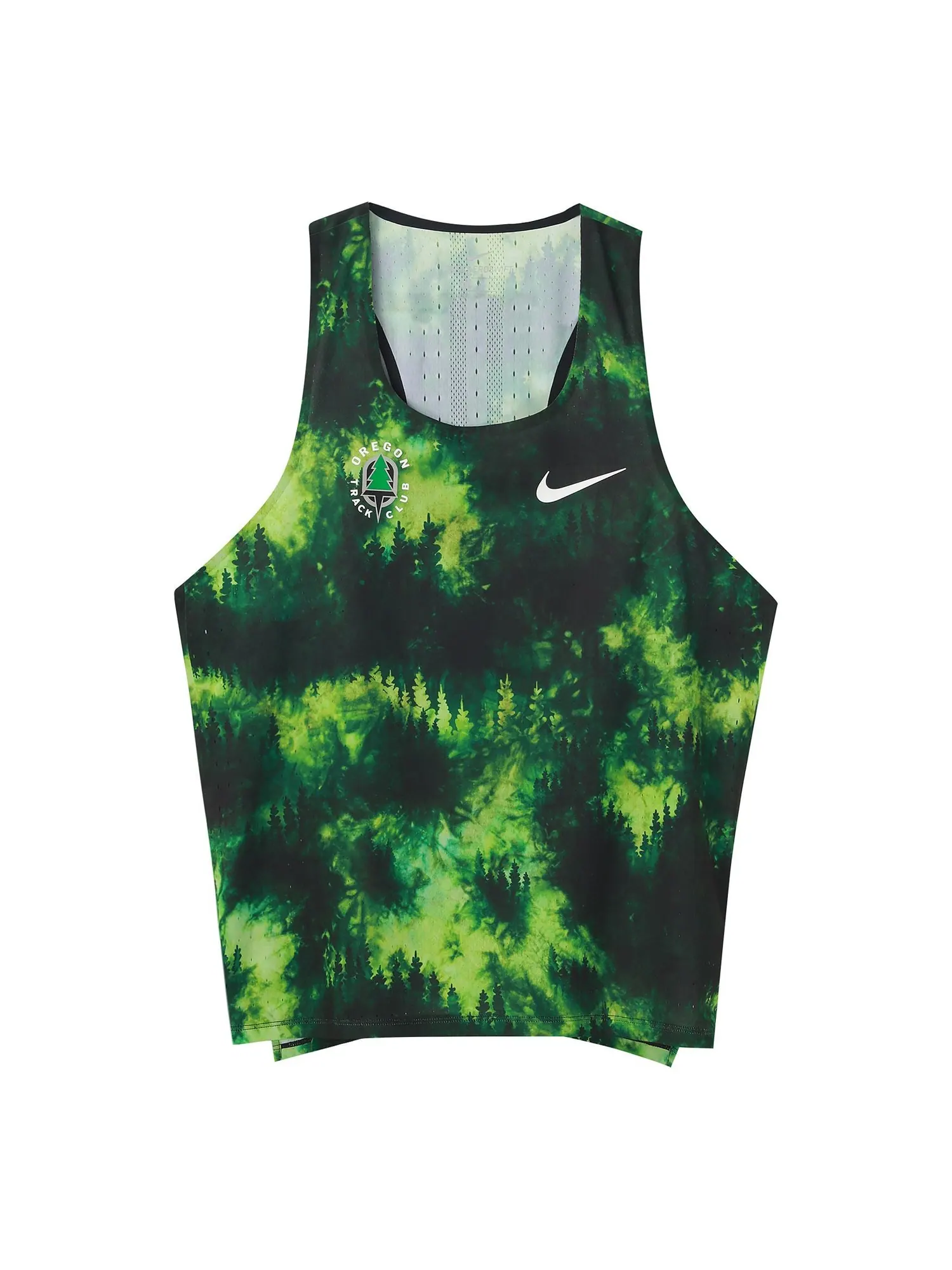 Топ Nike Oregon Track Club Aeroswift Singlet 'Green' — изображение 1 из 5, зеленый
