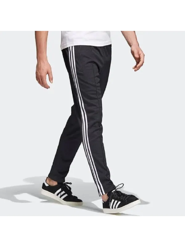 Спортивные штаны adidas originals BB Track Pants Black Stripe Sports Long Pants — изображение 4 из 4, черный
