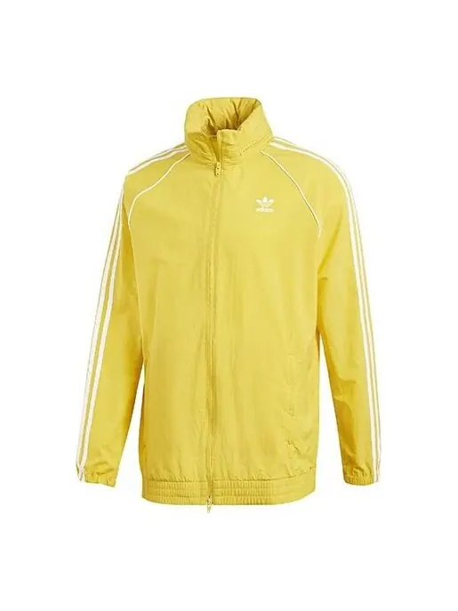 Куртка adidas originals Casual Sports Jacket Yellow — изображение 1 из 4, желтый
