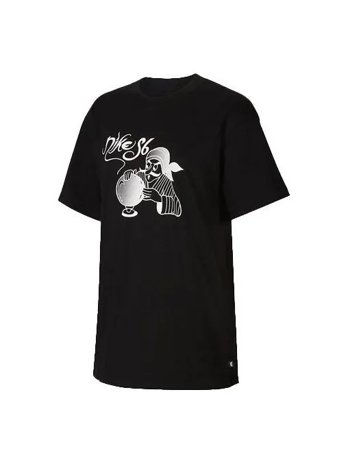 Футболка sb fortune printing skateboard short sleeve black Nike — изображение 1 из 4, черный