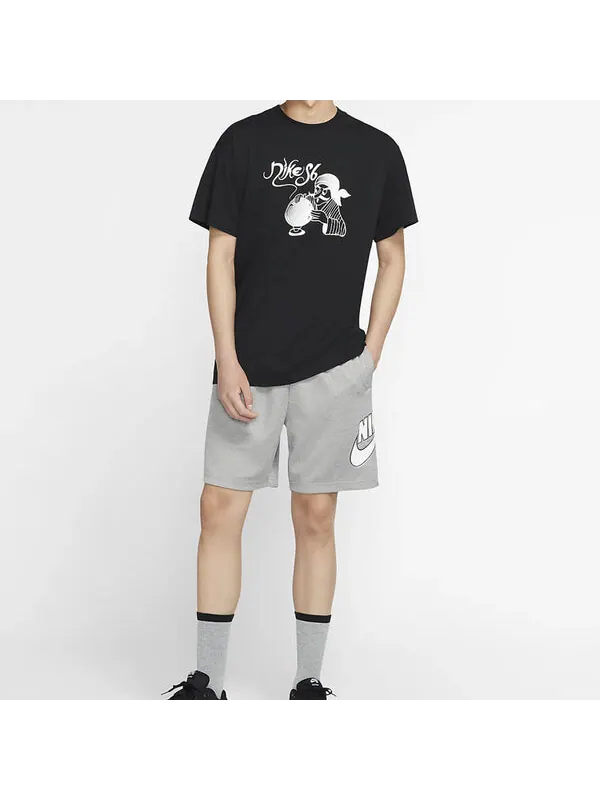 Футболка sb fortune printing skateboard short sleeve black Nike — изображение 3 из 4, черный