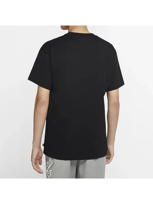 Футболка sb fortune printing skateboard short sleeve black Nike — изображение 4 из 4, черный