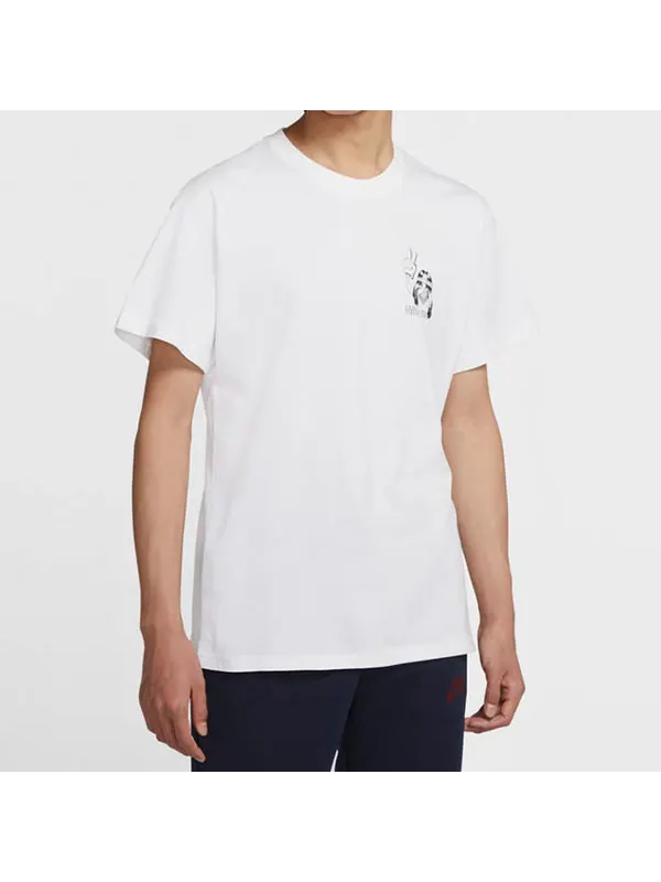 Футболка sb basketball printing skateboard white Nike — изображение 3 из 4, белый