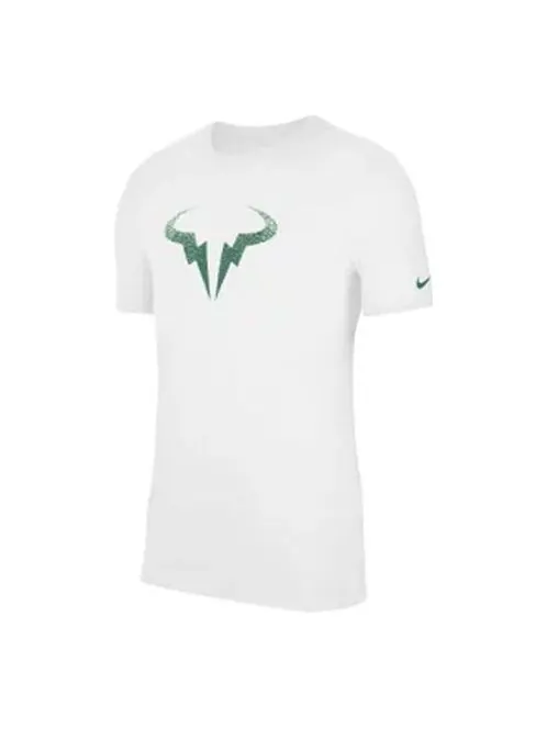 Футболка men's rafa tennis short sleeve white t-shirt Nike — изображение 1 из 4, белый