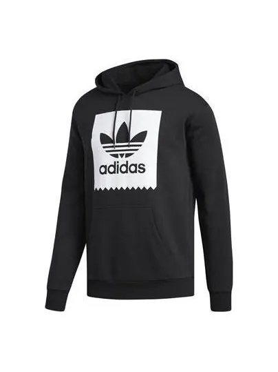 Толстовка adidas originals SOLID BB HOOD Black — изображение 1 из 1, черный/белый