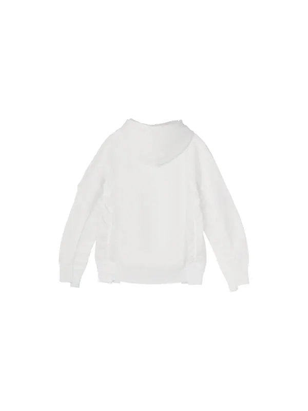 Толстовка x sacai hoodie 'white' Nike — изображение 2 из 4, белый