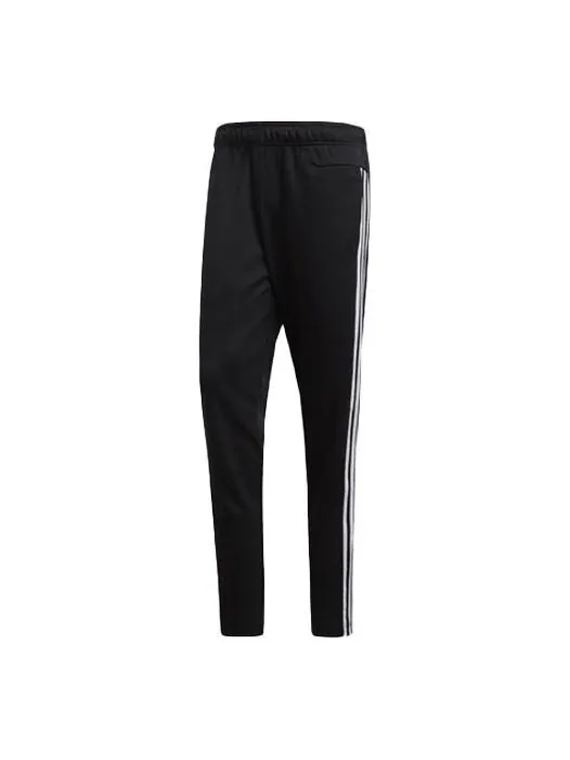 Спортивные штаны adidas Sports Casual Knit Long Pants Black — изображение 1 из 4, черный