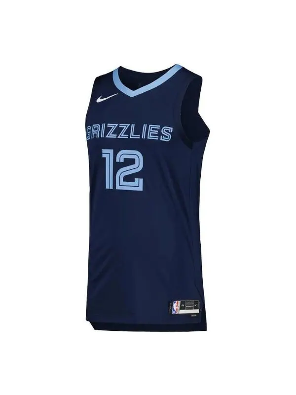 Майка Nike x NBA Memphis Grizzlies Jerseys 'Ja Morant 12' — изображение 1 из 2, синий/серый/мульти