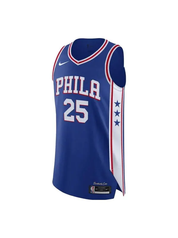 Футболка x nba 76ers icon edition 2020 подлинная футболка Nike — изображение 1 из 2, синий