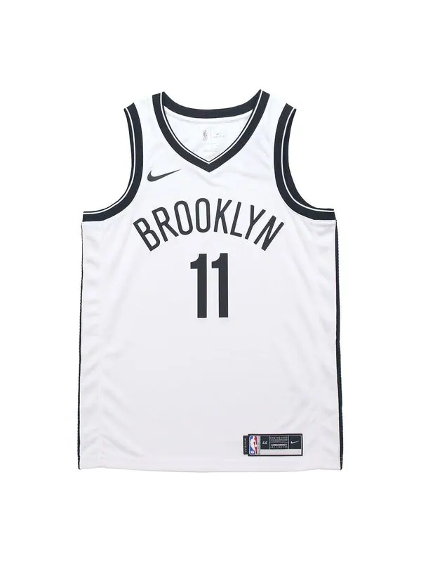 Майка Nike NBA SW Fan Edition Brooklyn Nets Kyrie Irving 11 Basketball Sports Jersey White — изображение 1 из 4, белый