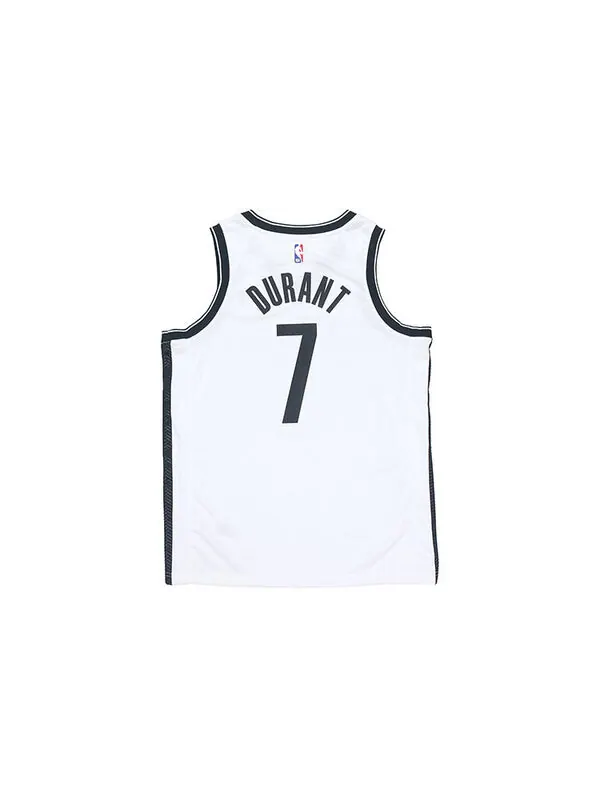 Футболка мужские sw 20 21 brooklyn nets durante 7 баскетбольный жилет Nike — изображение 2 из 2, белый