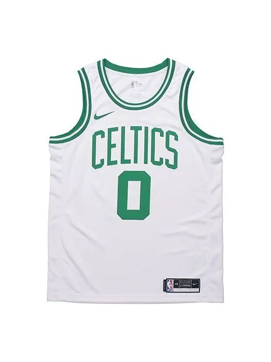 Майка Nike NBA Sports Quick Dry Basketball Jersey/Vest SW Fan Edition 2020 Season Boston Celtics — изображение 1 из 2, белый