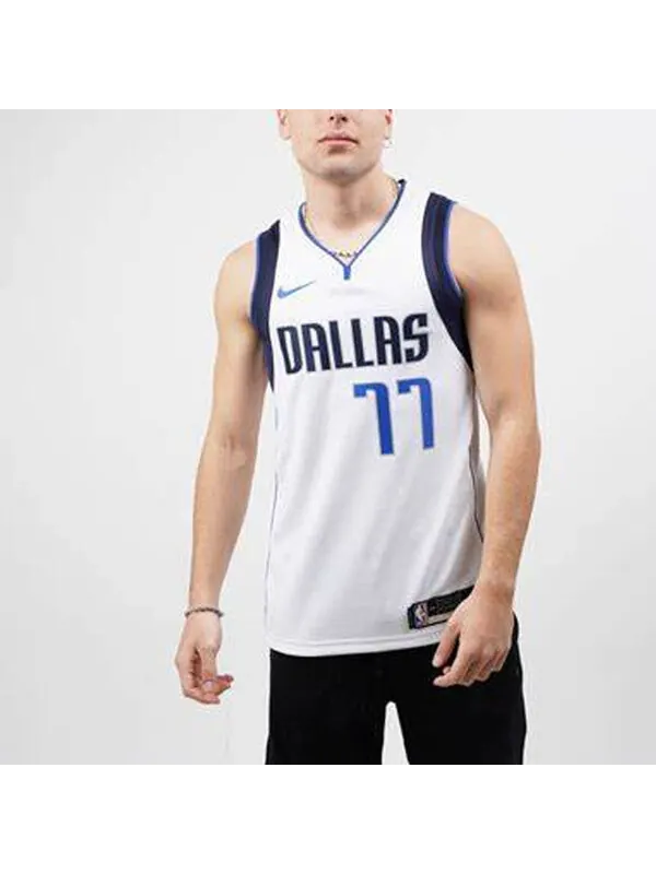 Майка Nike NBA Lukas Doncic Mavericks Jersey White — изображение 3 из 4, белый