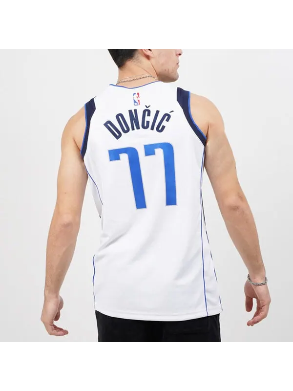 Майка Nike NBA Lukas Doncic Mavericks Jersey White — изображение 4 из 4, белый