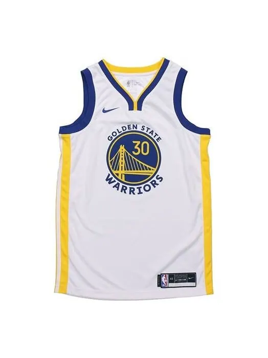 Футболка Golden State Warriors Swingman Джерси Стивен Карри Nike — изображение 1 из 4, белый