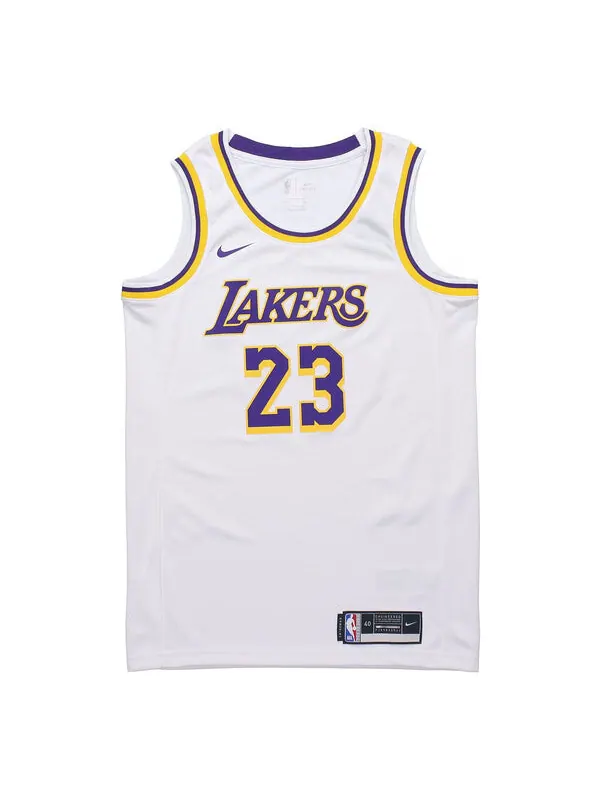 Футболка nba sw20 la lakers 23 leborn james association swingman джерси Nike — изображение 1 из 4, белый