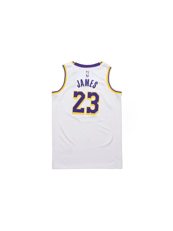 Футболка nba sw20 la lakers 23 leborn james association swingman джерси Nike — изображение 2 из 4, белый