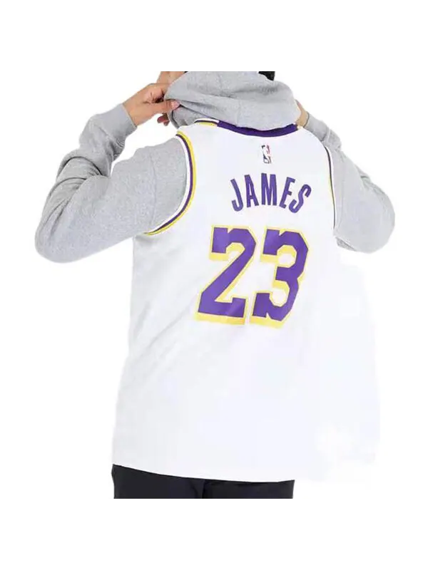 Футболка nba sw20 la lakers 23 leborn james association swingman джерси Nike — изображение 4 из 4, белый