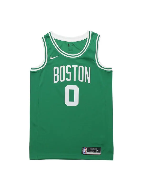 Майка Nike NBA Sports Basketball Jersey/Vest SW Fan Edition 20 Season Celtics Team Tatum 0 Green — изображение 1 из 4