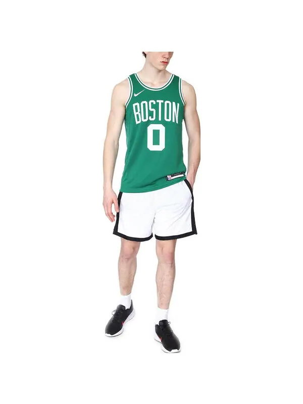 Майка Nike NBA Sports Basketball Jersey/Vest SW Fan Edition 20 Season Celtics Team Tatum 0 Green — изображение 3 из 4