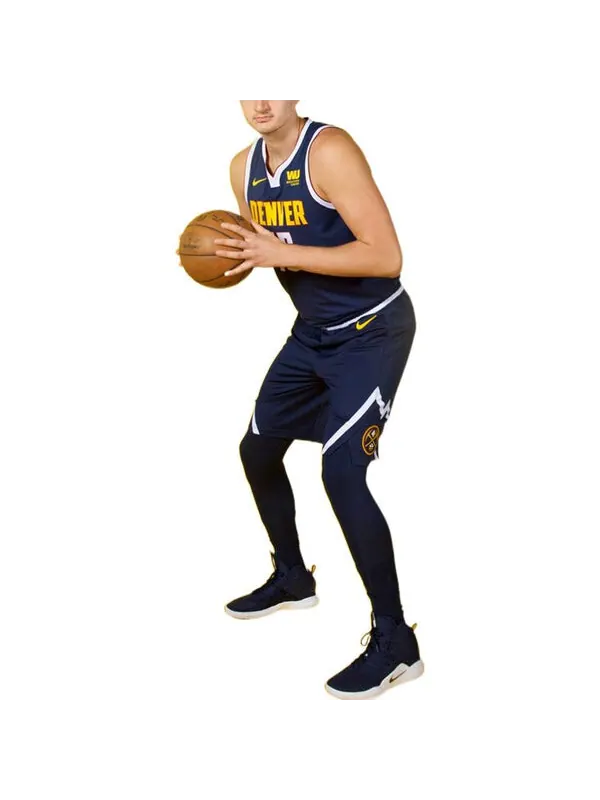 Майка Nike NBA Basketball Sports Jersey Vest Denver Nuggets Jokic 15 Navy Blue Dark blue — изображение 4 из 4, синий