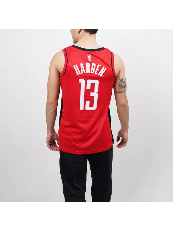 Футболка nba sw 20 houston rockets 13 james harden rockets icon edition 2020 swingman джерси Nike — изображение 3 из 4
