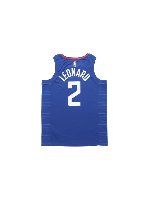 Спортивная футболка nba sports basketball jersey sw fan edition los angeles clippers leonard 2 blue Nike — изображение 2 из 4