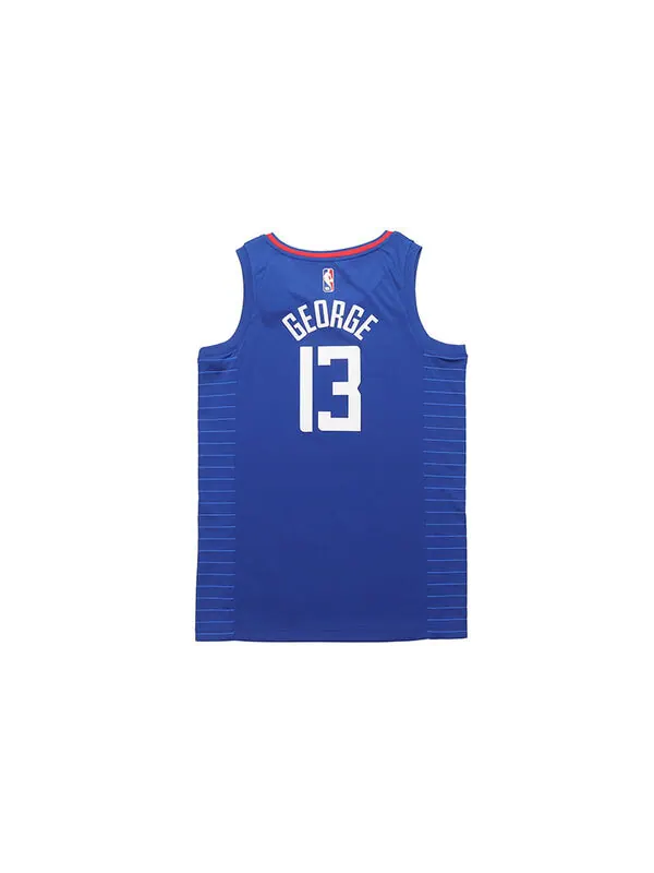 Майка Nike NBA Teams Jersey SW Fan Edition George 20-21 Season Blue — изображение 2 из 4, синий