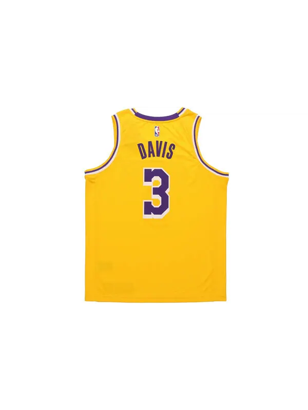 Футболка баскетбольная майка жилет nba sports sw fan edition 20 сезон los angeles lakers davis № 3 Nike — изображение 2 из 4