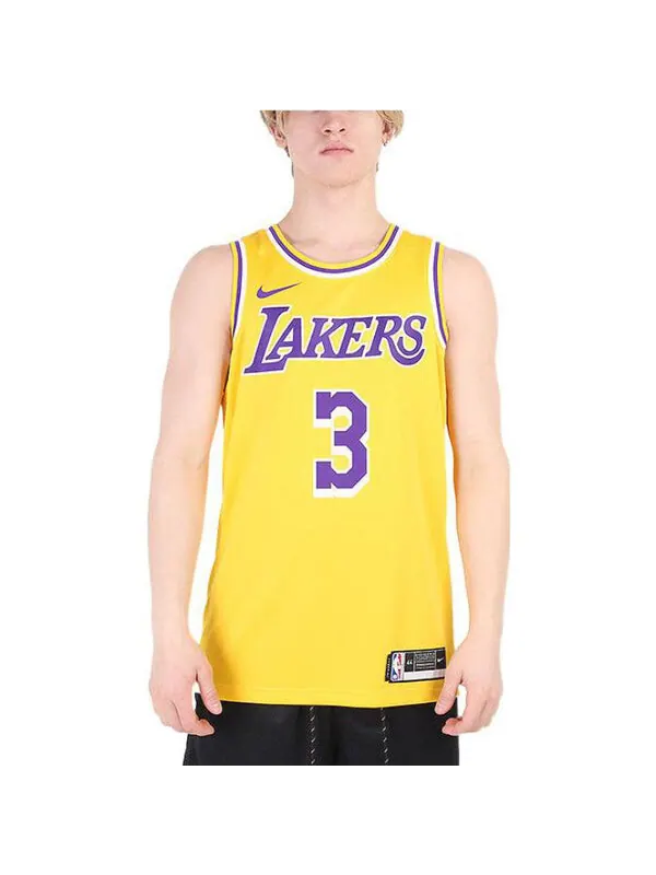 Футболка баскетбольная майка жилет nba sports sw fan edition 20 сезон los angeles lakers davis № 3 Nike — изображение 4 из 4