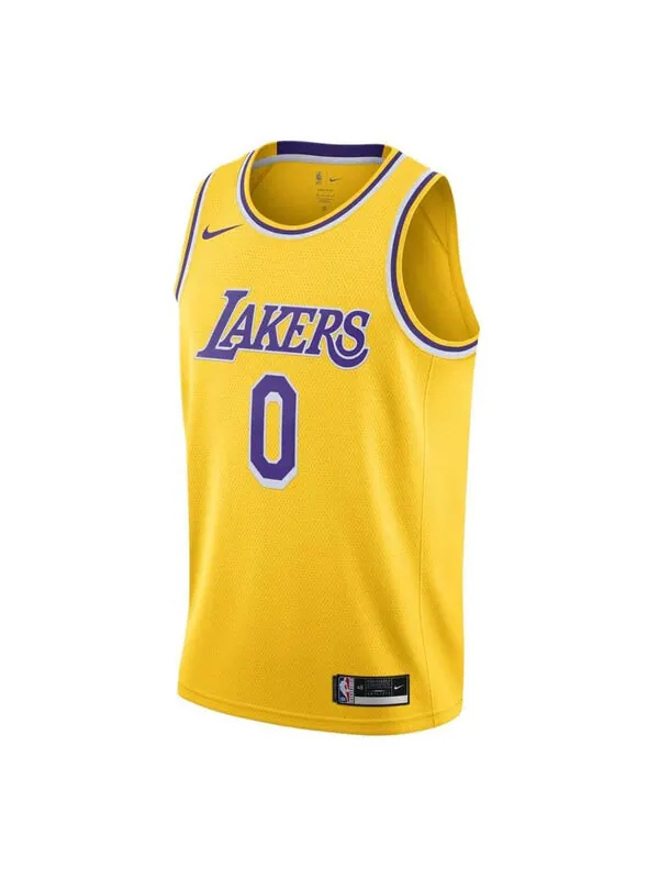 Майка Nike x NBA LA Lakers Jerseys 'Russell Westbrook 0' — изображение 1 из 4, желтый