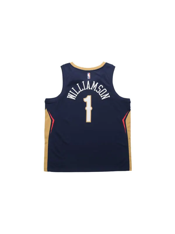 Футболка nba mens swingman джерси 20ss new orleans pelicans williamson 1 баскетбольная рубашка Nike — изображение 2 из 4