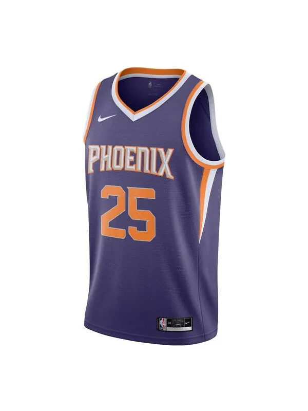 Майка Nike x NBA Phoenix Suns 20-21 Jerseys 'Mikal Bridges 25' — изображение 1 из 2, фиолетовый