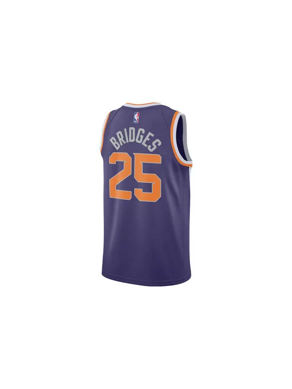 Майка Nike x NBA Phoenix Suns 20-21 Jerseys 'Mikal Bridges 25' — изображение 2 из 2, фиолетовый