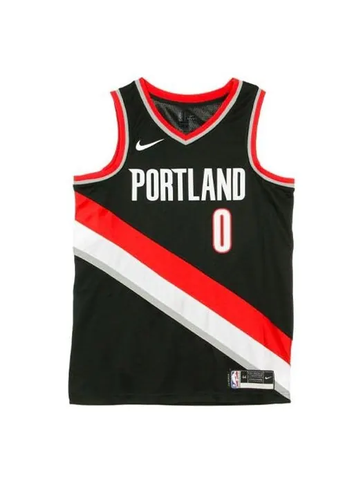 Баскетбольная майка баскетбольная майка жилет майка sw fan edition blazers lillard 0 Nike — изображение 1 из 4, черный