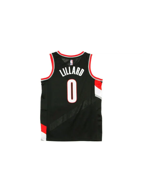 Баскетбольная майка баскетбольная майка жилет майка sw fan edition blazers lillard 0 Nike — изображение 2 из 4, черный