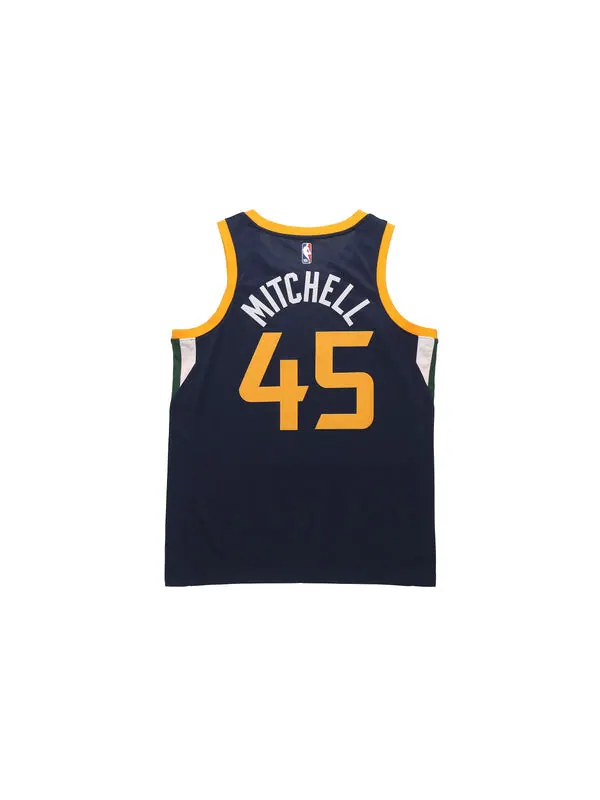 Спортивная футболка 2020 season utah jazz mitchell sw shirt men's college 'dark blue yellow' Nike — изображение 2 из 2