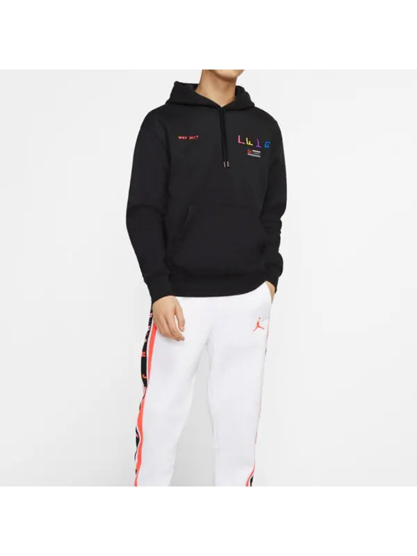 Толстовка Air Jordan Why Not Printing Pattern Black — изображение 4 из 4, черный