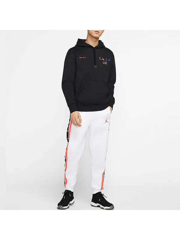 Толстовка с капюшоном why not с принтом флисовый свитер с капюшоном спортивный Air Jordan — изображение 2 из 4, черный