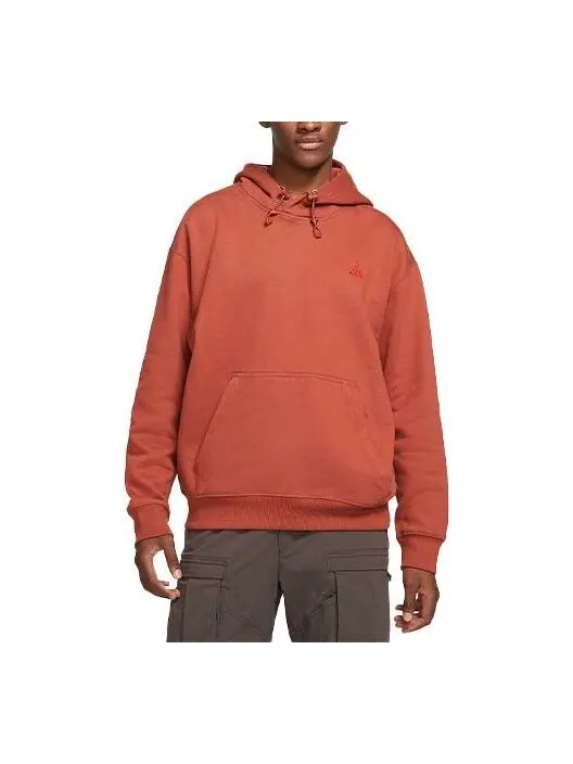 Толстовка Men's Nike Logo Solid Color Loose Red Brown — изображение 1 из 3, коричневый