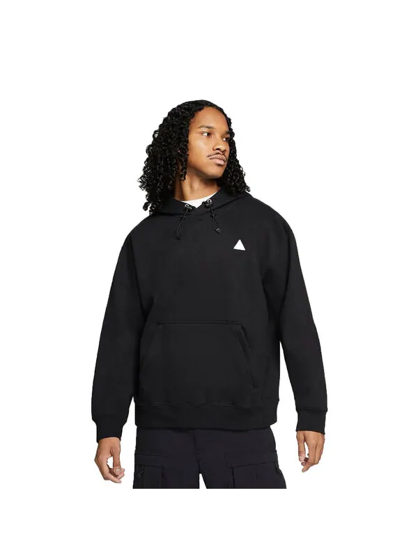 Толстовка Nike ACG Fleece Hoodie 'Black' — изображение 1 из 4, черный