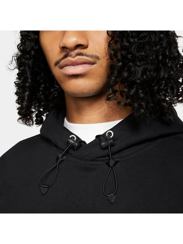 Толстовка Nike ACG Fleece Hoodie 'Black' — изображение 4 из 4, черный
